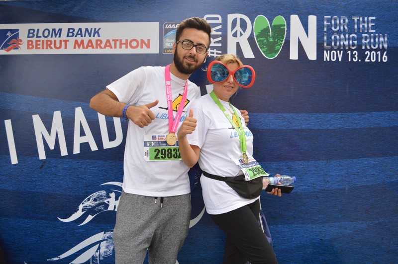BLOM BANK Photobooth at the BLOM BANK Beirut Marathon